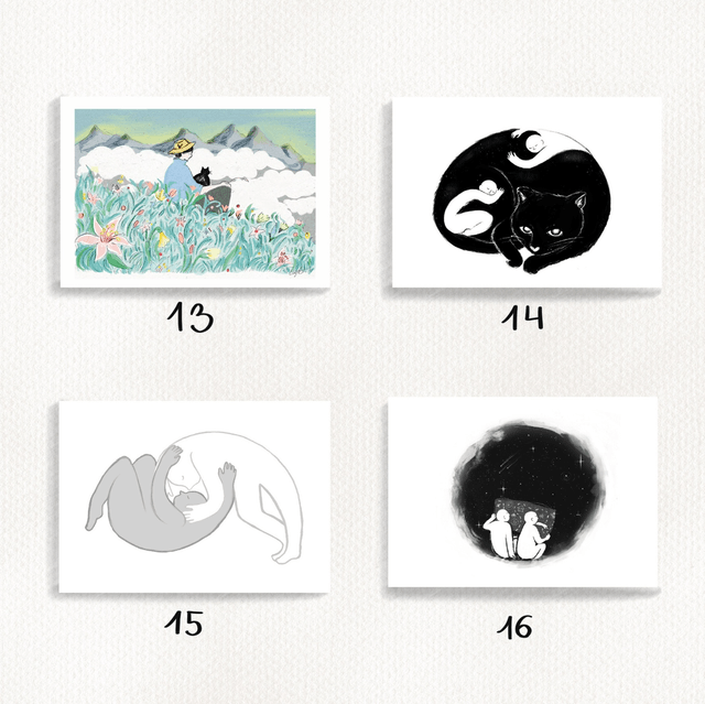 24 rūšių Atvirukai | 24 types of Postcards