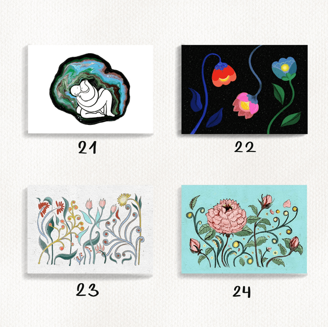 24 rūšių Atvirukai | 24 types of Postcards