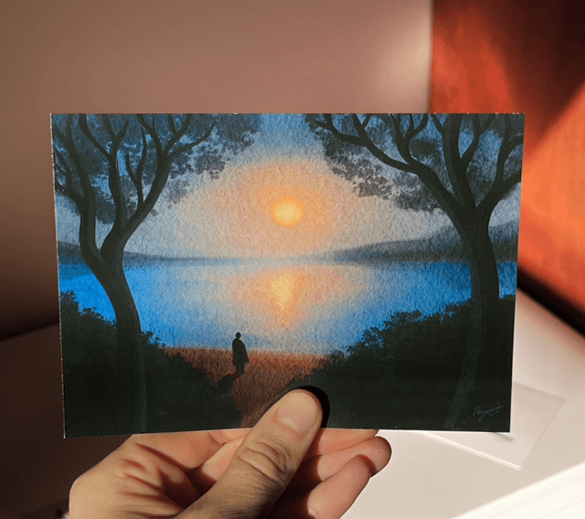 5) Vidinė Šiluma iliustracija - Inner Warmth Print