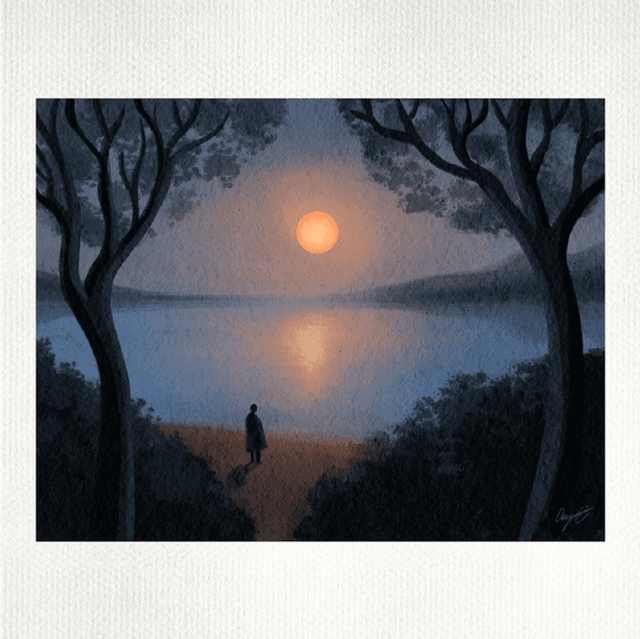 5) Vidinė Šiluma iliustracija - Inner Warmth Print