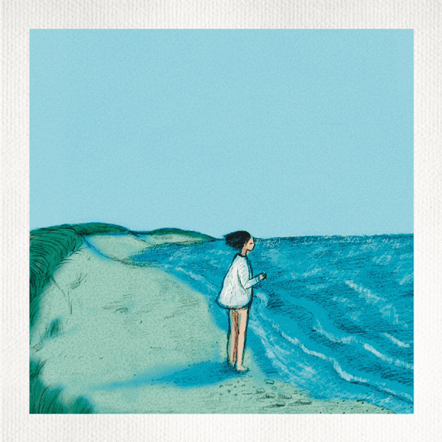 1) Jūra iliustracija - Sea Print